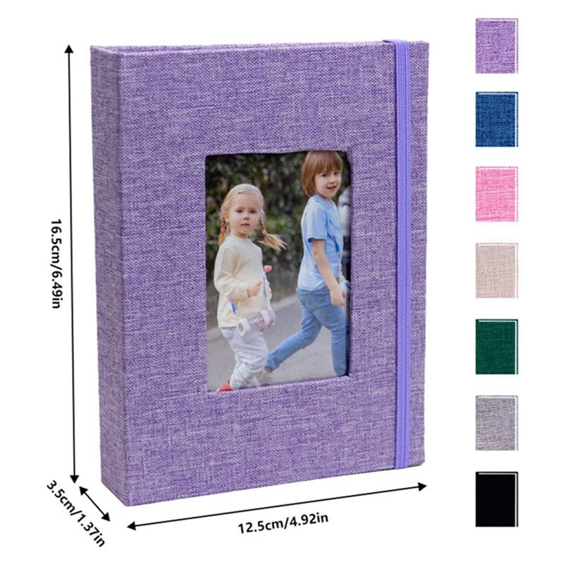 Cloth-bound Insert Album Photo Album For 104 Photos