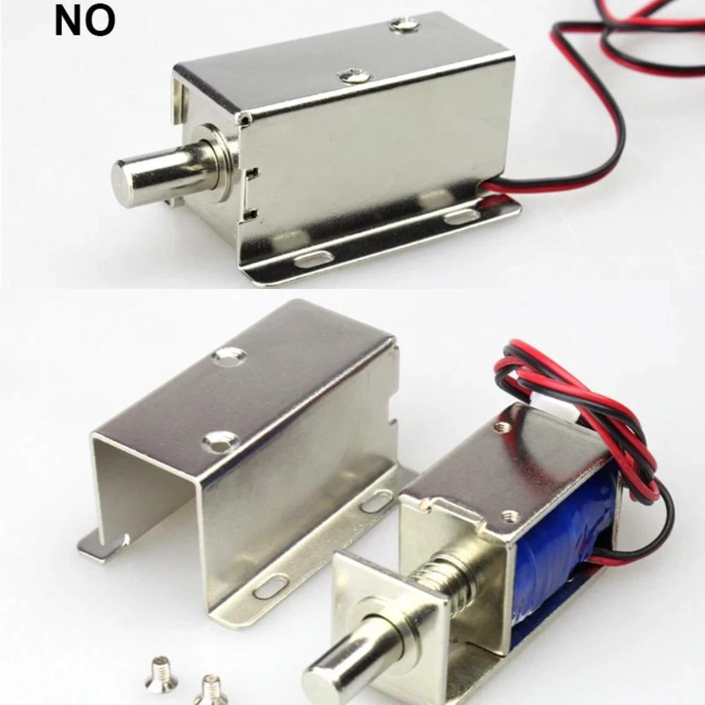 12V oder 24V DC Mini Elektrisches Metall Kleines Riegelschloss Magnetisch für Schublade Spind Schrank