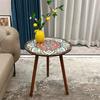 Donzhu Walnut Small Round Side Table