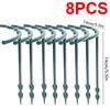 4-32Pcs 14*14cm Plastic Plant Support Pile Stand Plant Support Pile for Flowers Greenhouses Arrangement Fixing Rod Holder Garden Tools