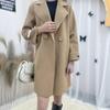 2025 Women's Slim Fit Double-Sided Wool Mid-Length Coat