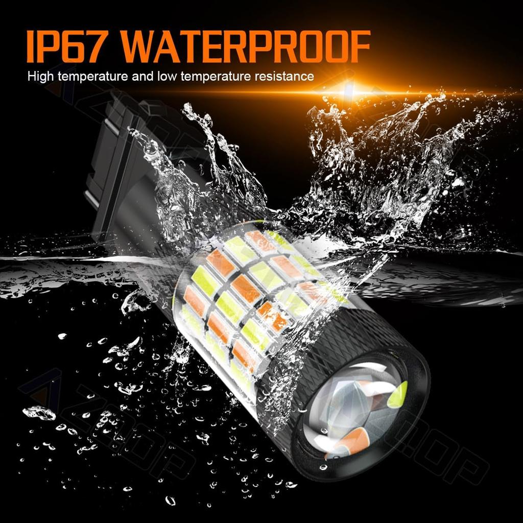 3157 Switchback LED Turn Signal Bulbs For Chevy Silverado/GMC Sierra 1500 2500 2001-2013, 3057 4057 Parking Lights, 300% Brightness, Dual Color 6000K