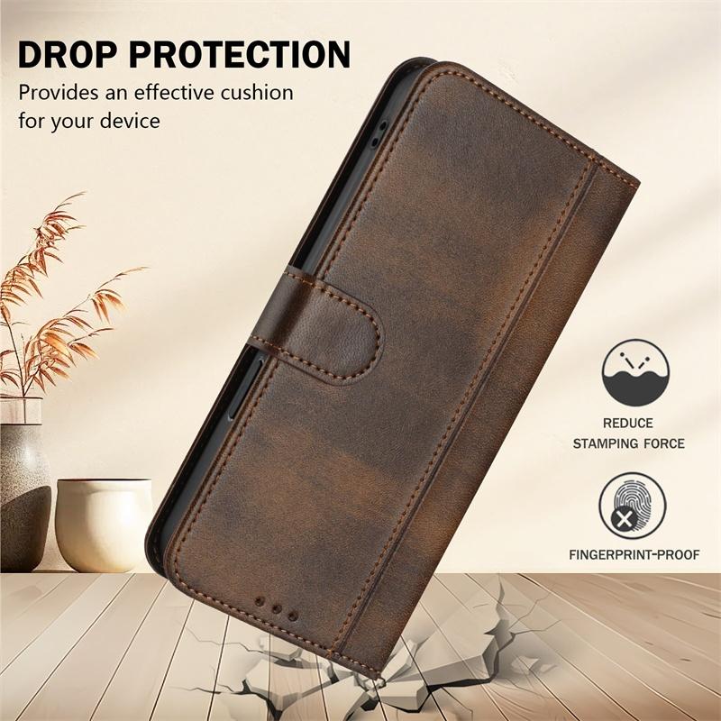 Casing For Redmi Note 13R 13 14 Pro Plus 4G 5G Leather Wallet Pocket Card Slots Flip Case Cover