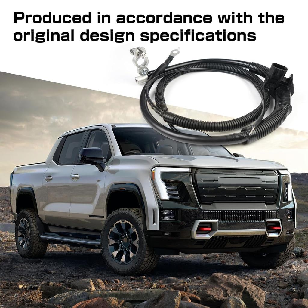 Negative Battery Cable Compatible with Chevrolet Silverado 2007-2013 Cadillac Escalade 2007-2014 Replaces# 22846471 20967455
