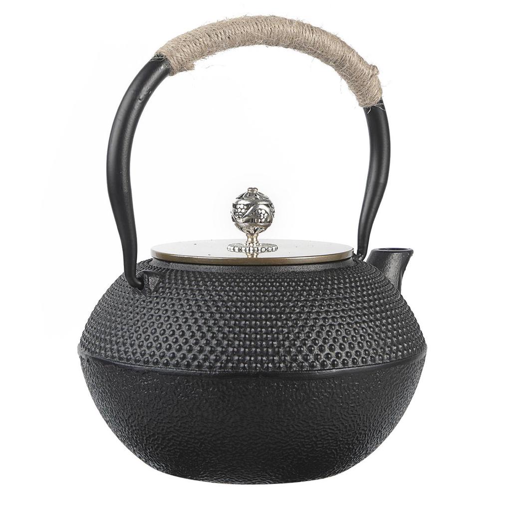 1.5L Japanese Style Cast Iron Hob Nail Teapot with Stainless Steel Infuser NEW
