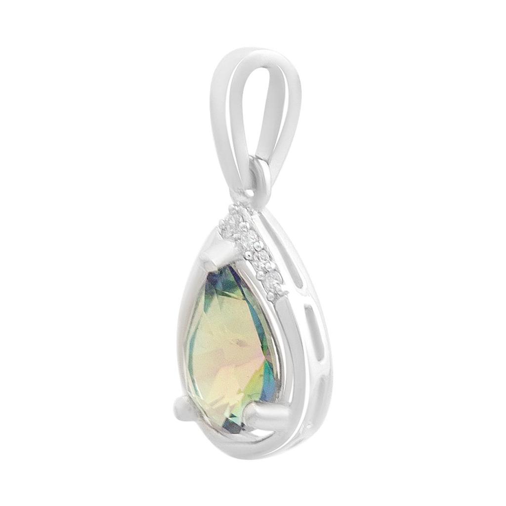 Серебряная подвеска с мистик топазом 0.736ct (2212645)