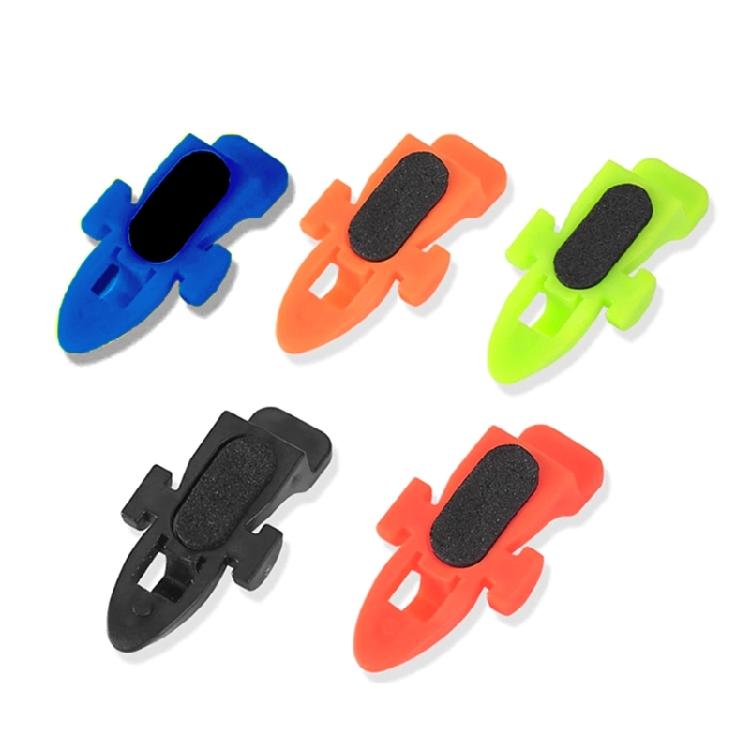 10Pcs Fishings Rod Hook Secure Keeper Baits Holder with 3 Different Rubber Hoop