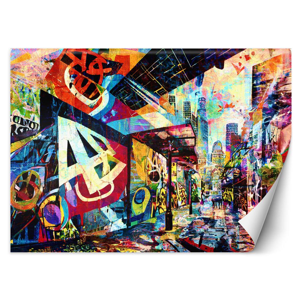 Tapeta barevné město