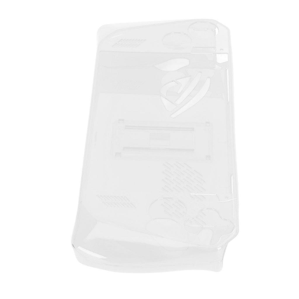 Game Console Clear Case Shockproof Prevent Slip TPU Protective Cover with Bracket for ASUS ROG Ally Handheld 2023