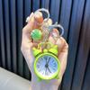 Mini Car Ornament Electronic Bag Pendant Cute Alarm Clock Keychain  Gifts