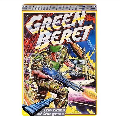 

Green Beret Commodore Amiga Retro Video Game Metal Poster Tin Sign 2030cm aluminum sign aluminum 20x30cm