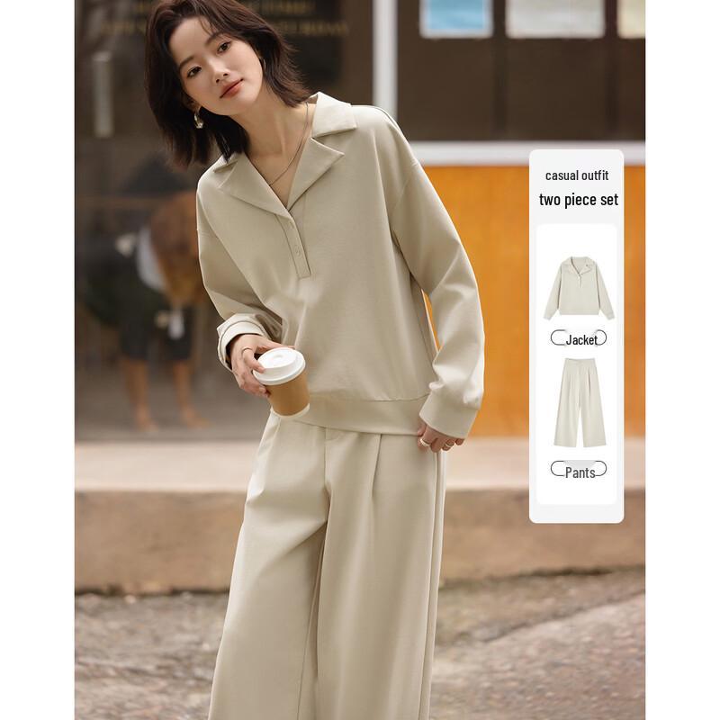 Demana Women s Relaxed Cloud Cotton Two-Piece Set L