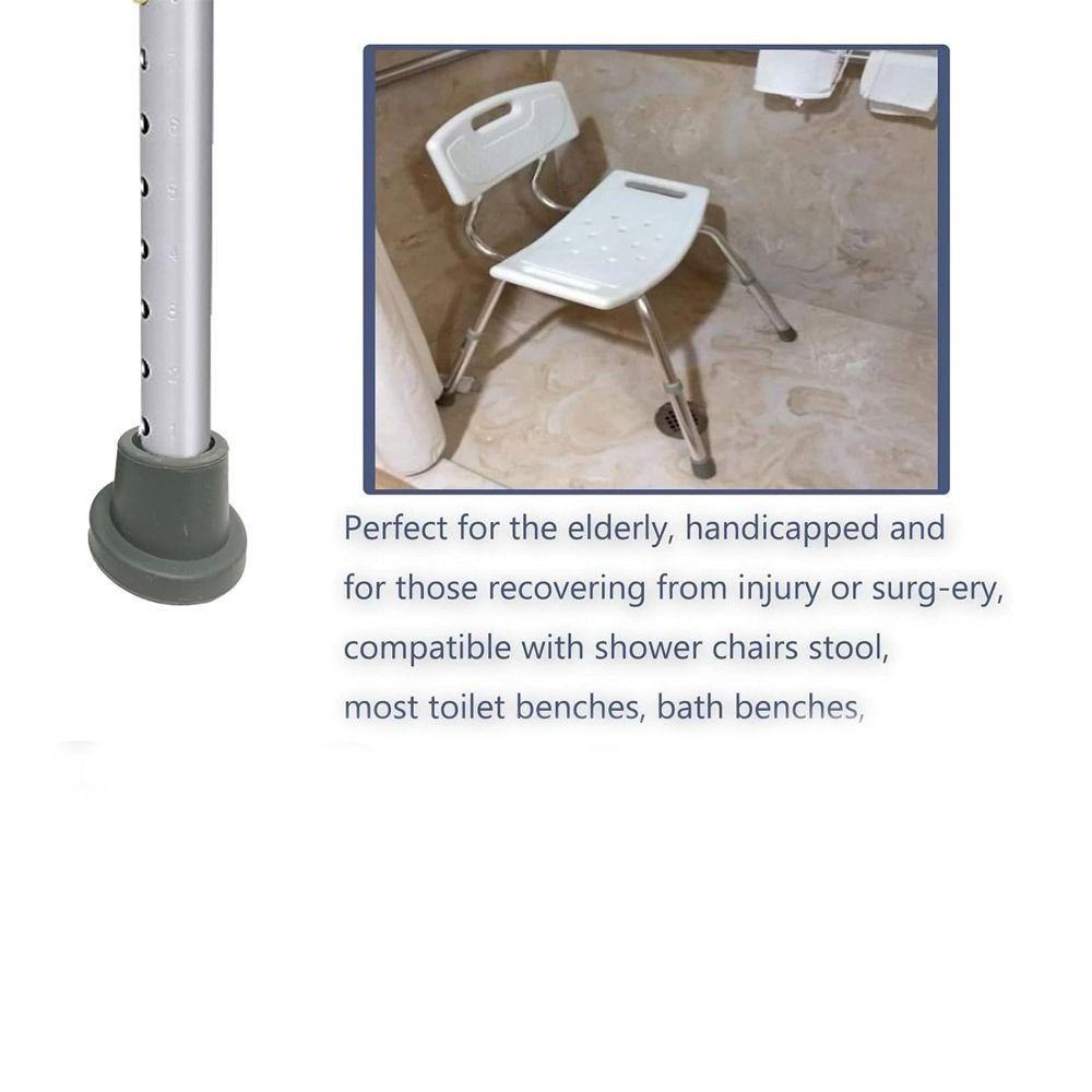 Rubber Caps Bath Chair Feet Durable Shower Chair Tips Accessories Bath Seat Feet