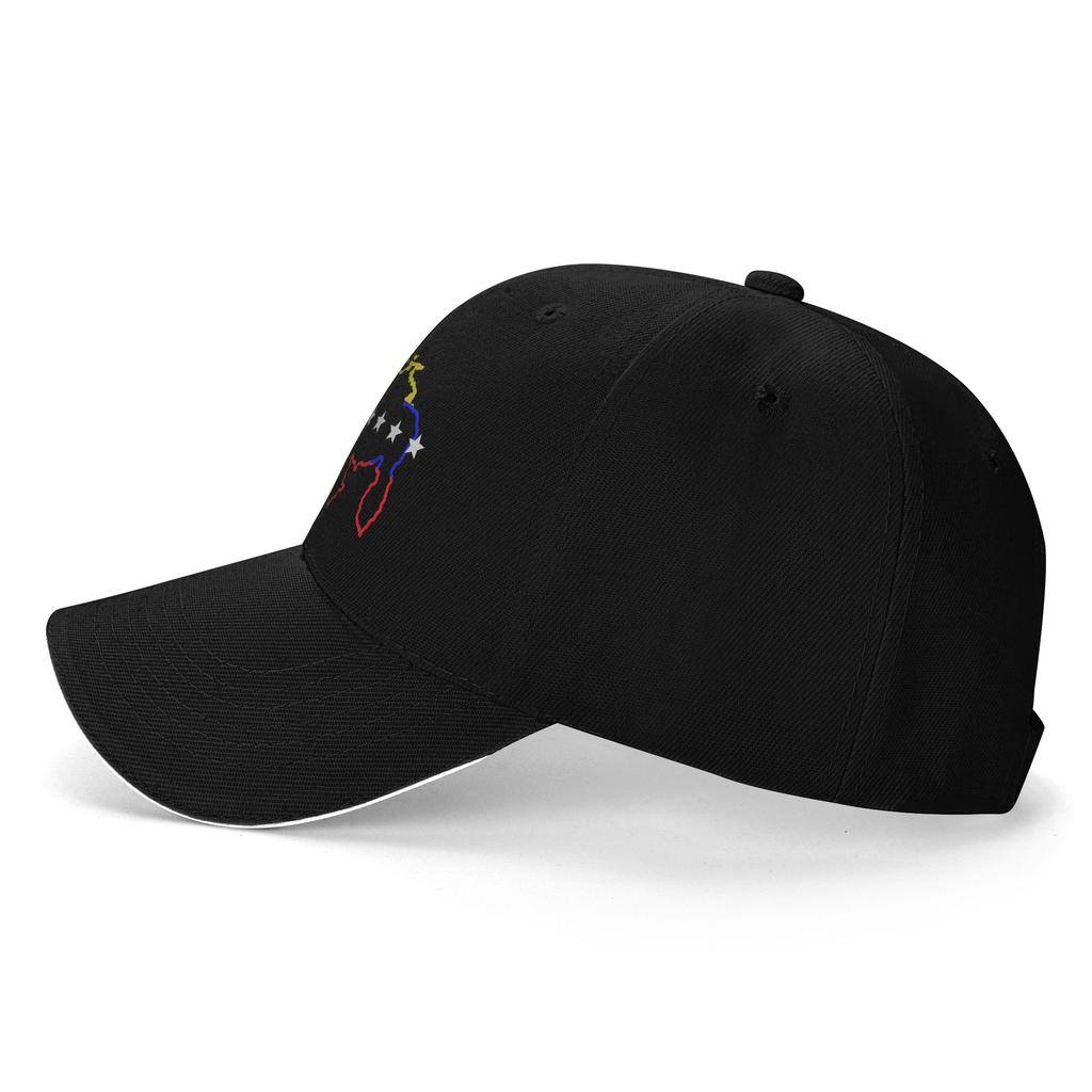 Venezuela Baseball Cap  Outdoor Gym SunProof Trucker Hat Unisex Men y2k Funny Custom Logo Baseball Caps