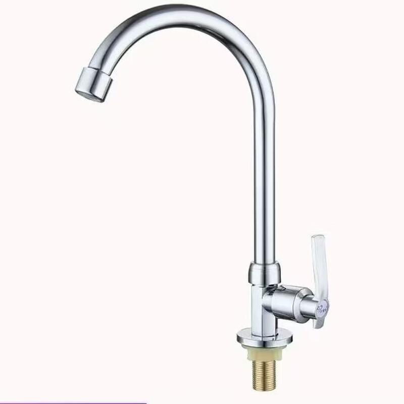 TLXT Stainless Steel Single Cold Kitchen Faucet