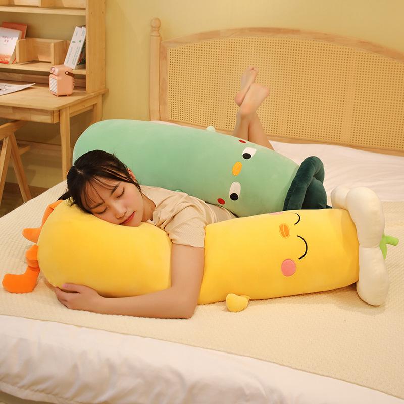 Süßes kleines gelbes Küken Weiches langes Kissen Weiches süßes Küken Bett Schlafen Langes Kissen Plüschtier Mädchen Bein Kissen