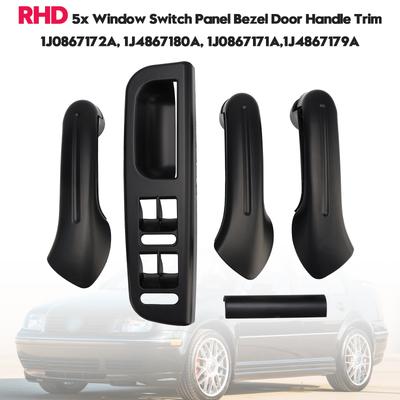 RHD Innentür Haltegriffabdeckung + Schalterblende für VW Golf MK4 Bora 1998-2005