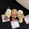 Adorable Cute Otter Plush Keychain Soft Stuffed Animal Shell Charm Gift For Kids