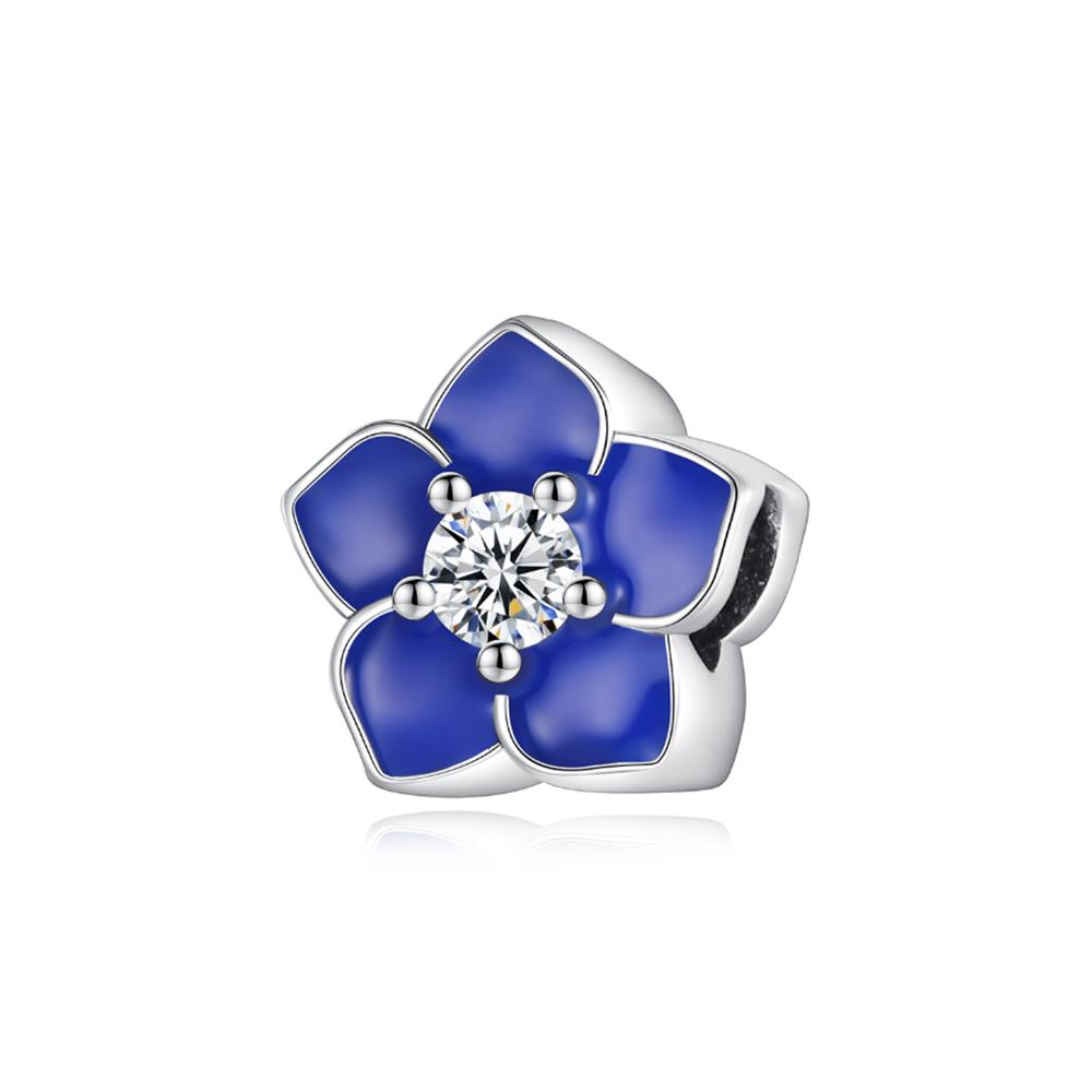 

Romantic Copper Flower Charms Bloom Rose Pendants Beads Fit Original Bracelets Necklaces Diy Jewelry Gift For Women