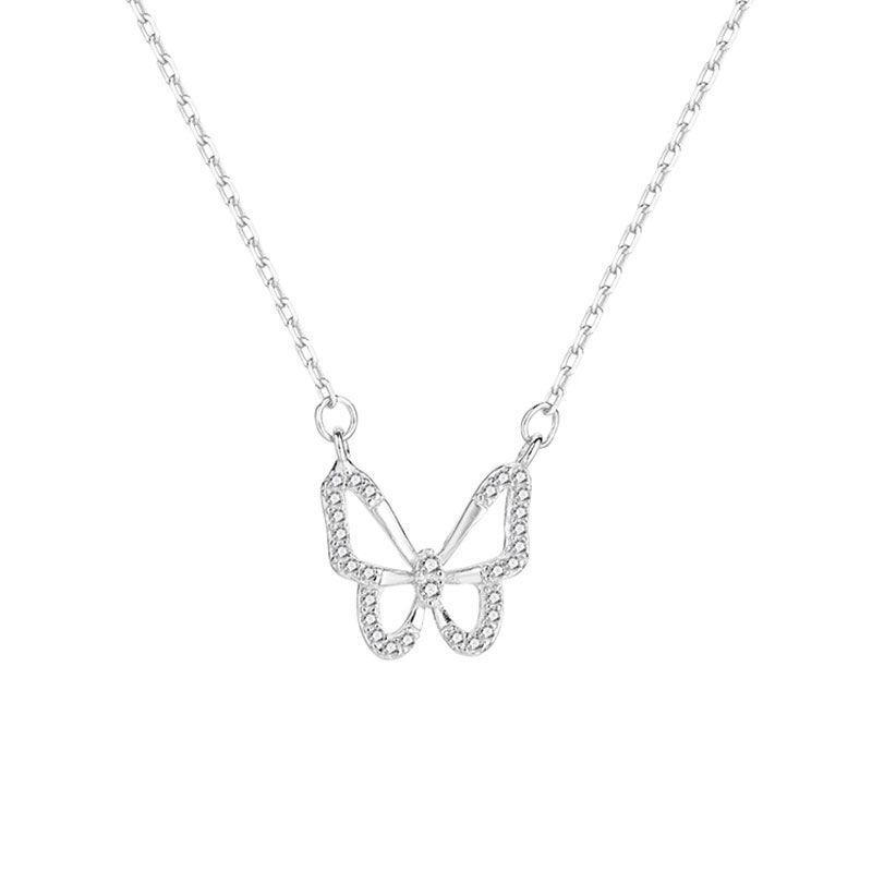 Kristall Schmetterling Fee Halskette - Trendiger, schlichter und vielseitiger Choker für Frauen