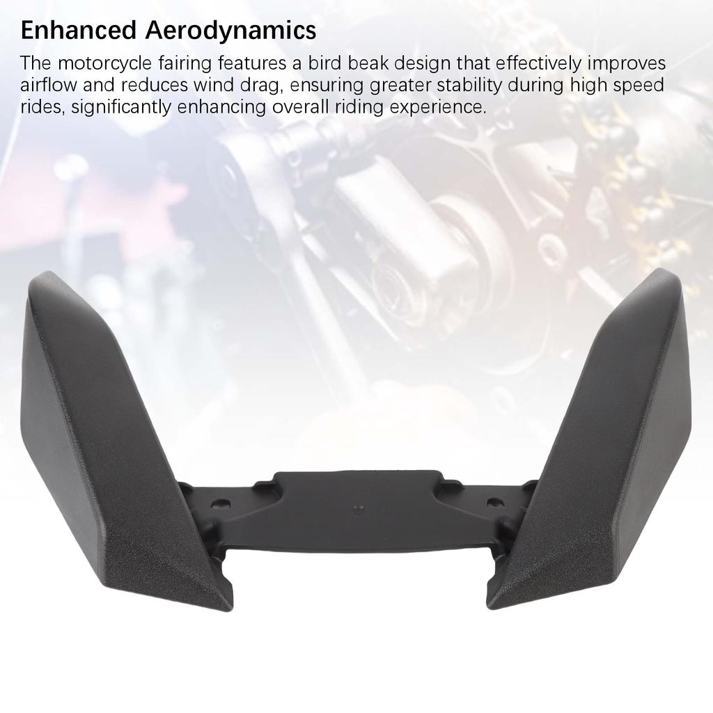 Motorcycle Front Beak Fairing Extension Improve Aerodynamic Nose Beak Cowl Cover Winglets