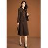 Meilannie New Chinese Style Embroidered Tweed Two-Piece Dress Set