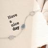 Blue Water Jadeite Gourd Bracelet Women'S Niche Lamp Luxury New Chinese Hollow Diamond High-End Jewelry Women Premium