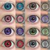 Anime Red Cosplay Colored Contact Lenses for Eyes 2Pcs Colored Contact Lenses Yearly Halloween Lens Purple Eye Lenses