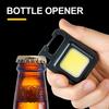 Super Bright Convenient Carry-on MINI COB Keychain Flashlight Rechargeable Emergency Work Lamp with Magnet Outdoor Camping Light