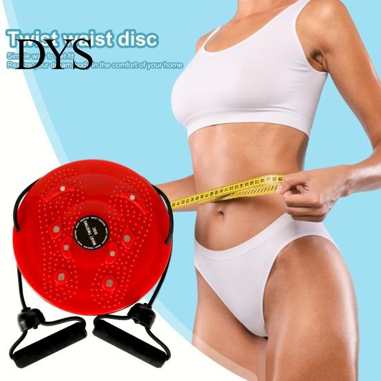 Waist Toning Exercise Plate Women Body Shaping Twister Magnetic Stone Whisper Disc Exerciser with Pull Rope Home Slimming Twisting Trimming Workout