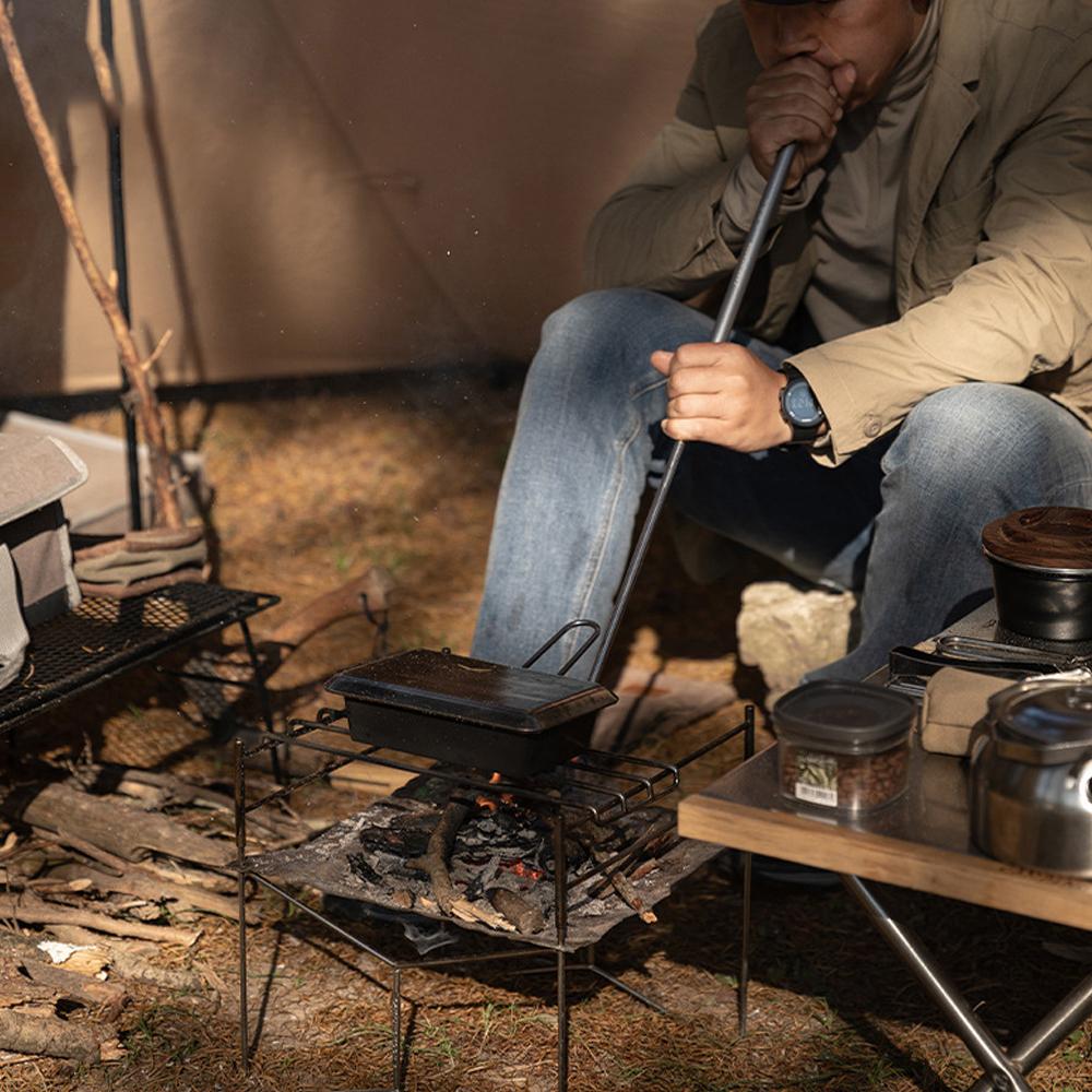 Abnehmbares Blasfeuerrohr, Mundfeuer-Blasrohr, tragbar, hocheffektiv, für Strand- und Gartenfeuer im Freien