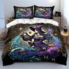 Mystical Astrology Art Set Soft Comfortable Duvet Cover Bedding Set Included 1*Duvet Cover & 2*Pillowcases Gift
