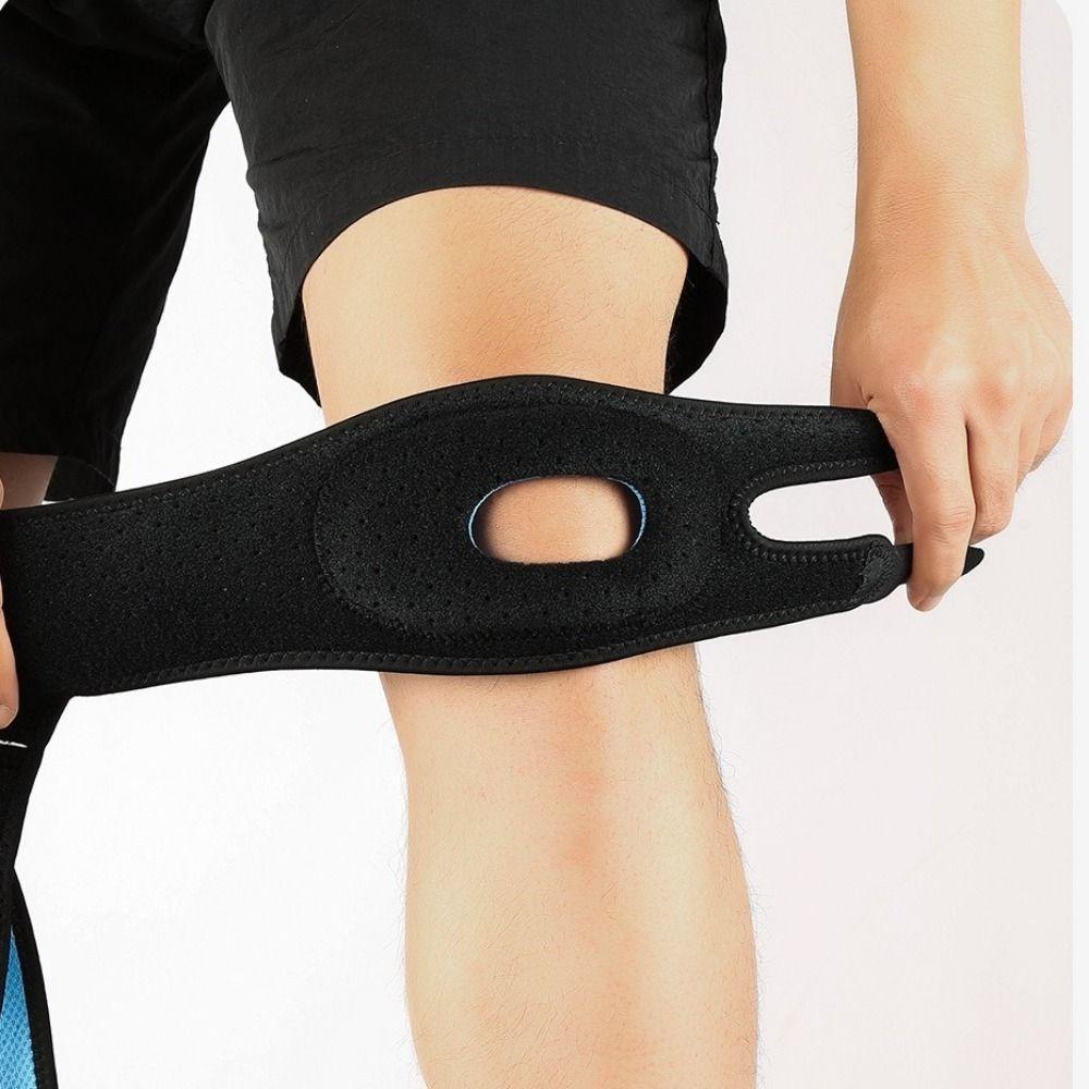 Shock Absorption Patella Belt Knee Pads Adjustable Sports Knee Brace  Fiteness