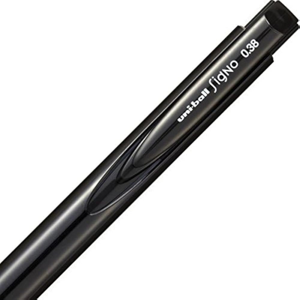 Mitsubishi Pencil Gel Ballpoint Uniball Cygno RT1 0.38 Black UMN15538.24