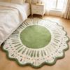 Dopamin-Farben Teppiche für Wohnzimmer Flauschig Weich Schlafzimmer Dekor Teppich Unregelmäßige Form Nachttischteppich Zuhause Verdickt Plüsch Bodenmatte