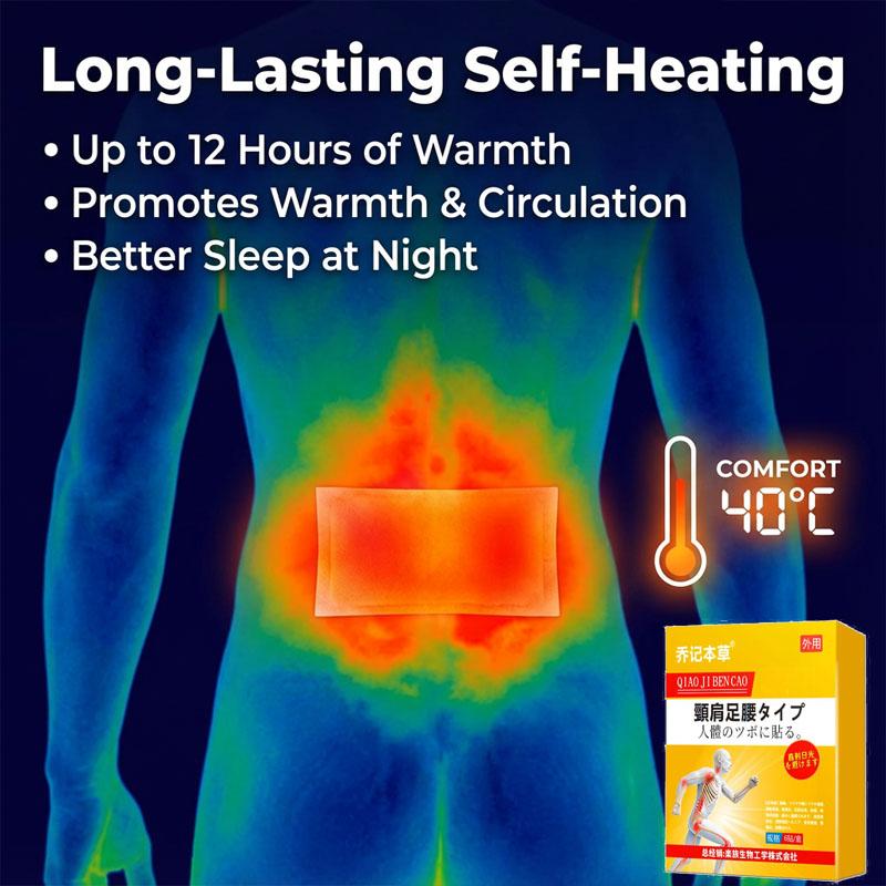 6 Patches/Box Herbal Analgesic Patch for Lumbar Disc Herniation and Sciatica. Deep-Penetrating Pain Relief Patch for Back, Joints, and Nerve Pain.