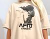 Vintage Afro Samurai V1 Natur T-Shirt und Kinderhemd Filmplakat Retro Vintage Baumwolle Herren Damen Geschenk Präsent