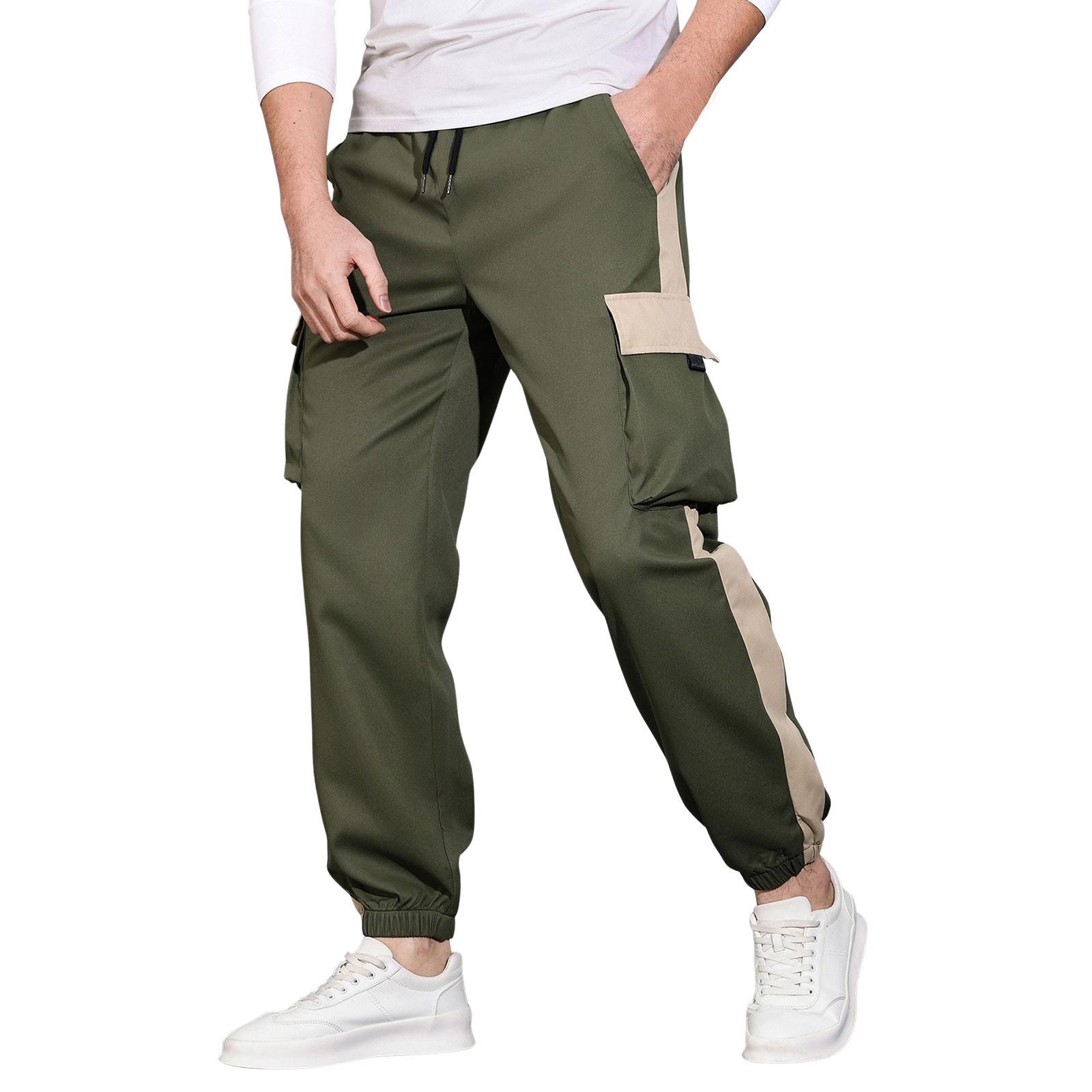 

Повсякденні спортивні штани. Чоловічі вільні штани для фітнесу з довгими панелями S