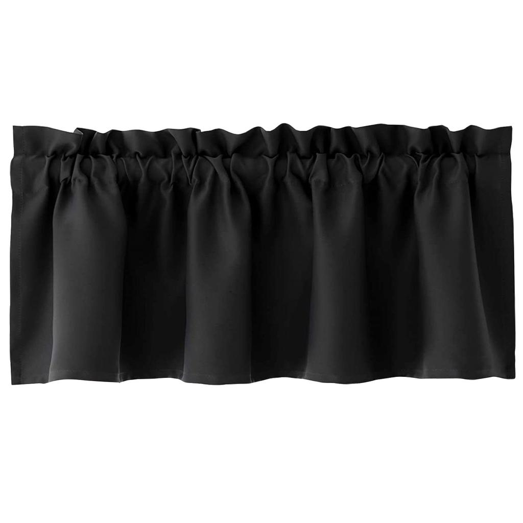 Fabric Short Curtains/valances With Rod Pocket Design For Easy Installation. Made Of Breathable, Skin-friendly Fabric, They Offer Partial And So
