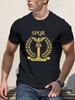 Roman SPQR Eagle  Roma Invicta Graphic Ancient Roman Empire Design100 Cotton Oneck Casual Printed Mens Tshirt