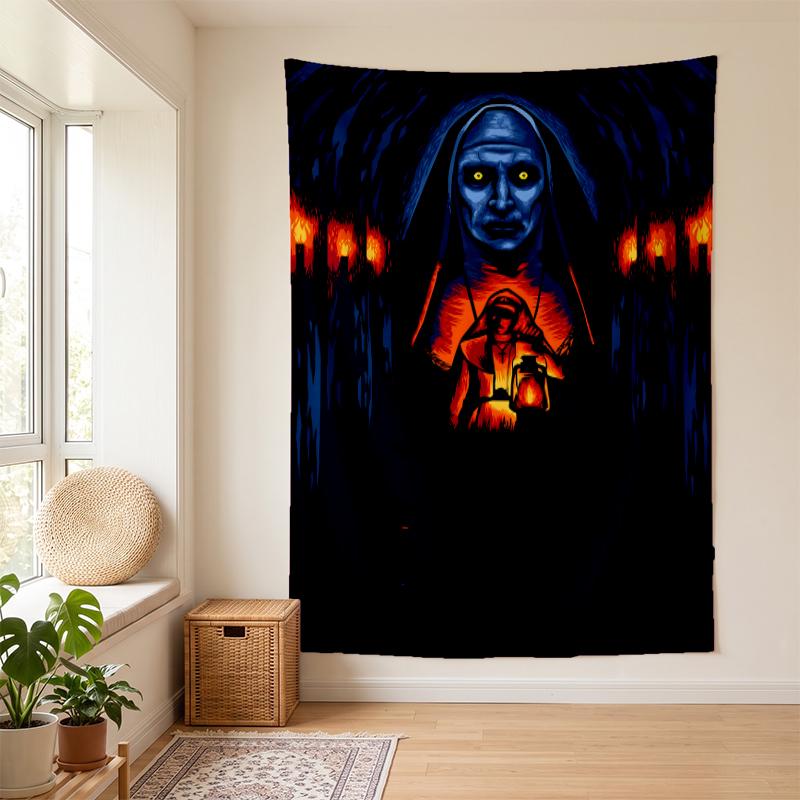 THE nun (1) Wall Tapestry Stylish Wall Hanging for Bedroom Living Room Dorm Nice Present for Family and Friends