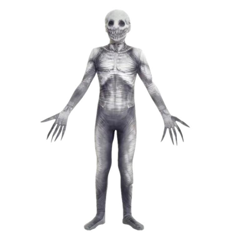 Spoof Skeleton Jumpsuit: Halloween Cosplay & Parent-Child Party Costume