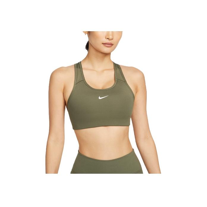 Nike Swoosh Women s Medium Support Padded Sports Bra Desert Berry White BV3637-222 S