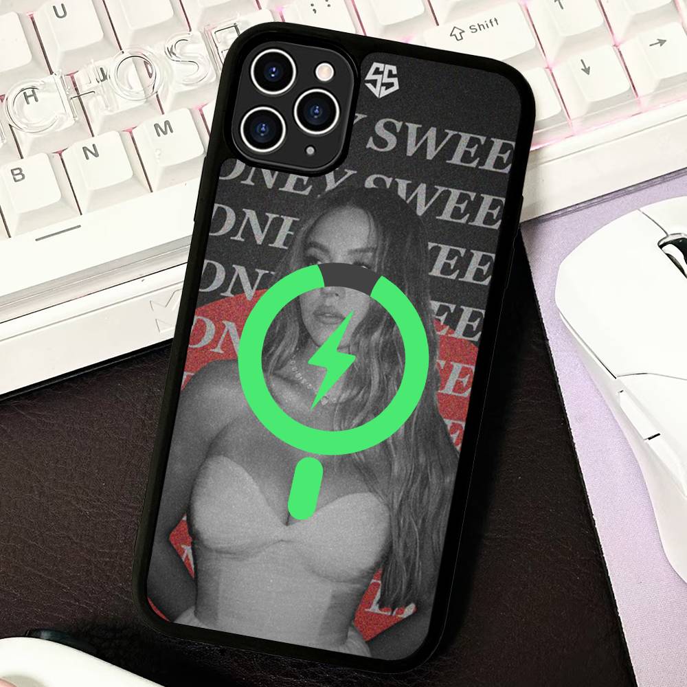 

Singer Sydney S-Sweeney Phone Case For IPhone 17 16 15 14 13 12 11 Pro Max For Wireless Charger Cover iPhone 14 pro