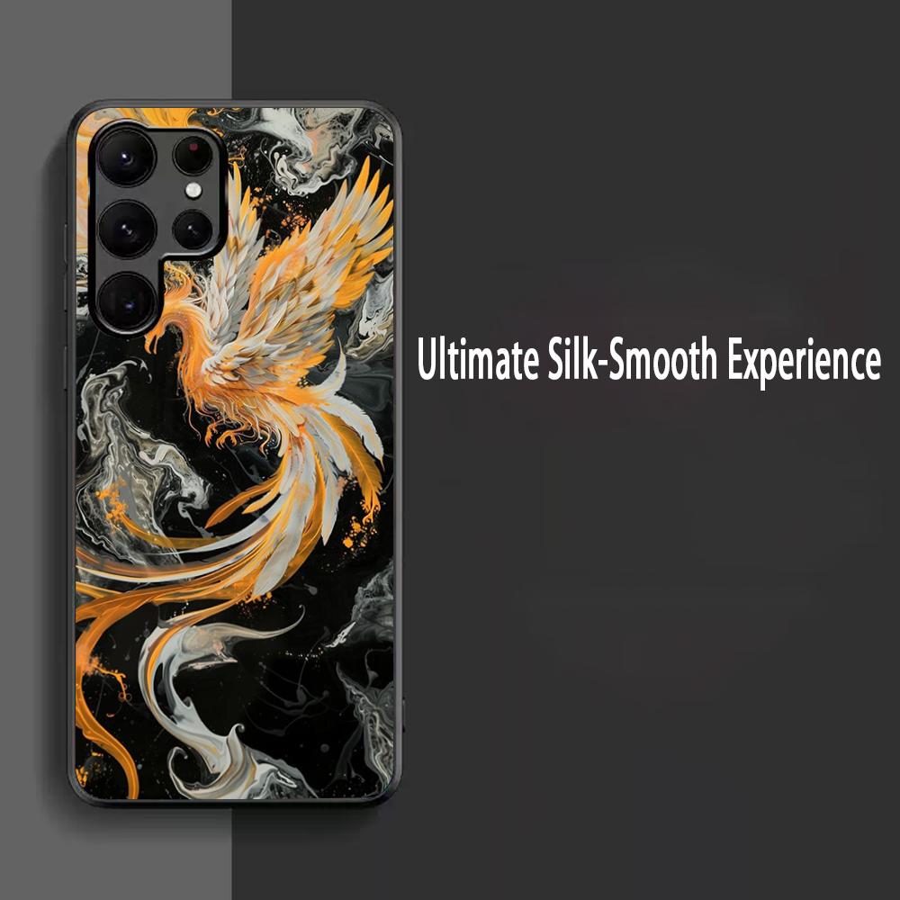 Phoenix classic cool design Phone Case For Samsung Galaxy S25 S24 S23 S22 S21 S20 Plus Ultra Note20 Limited Soft Black