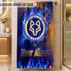 Beach TowelLeicester City Custom Name Text Personalized Soft Towel for Beach Pool Indoor Home Decor Gift