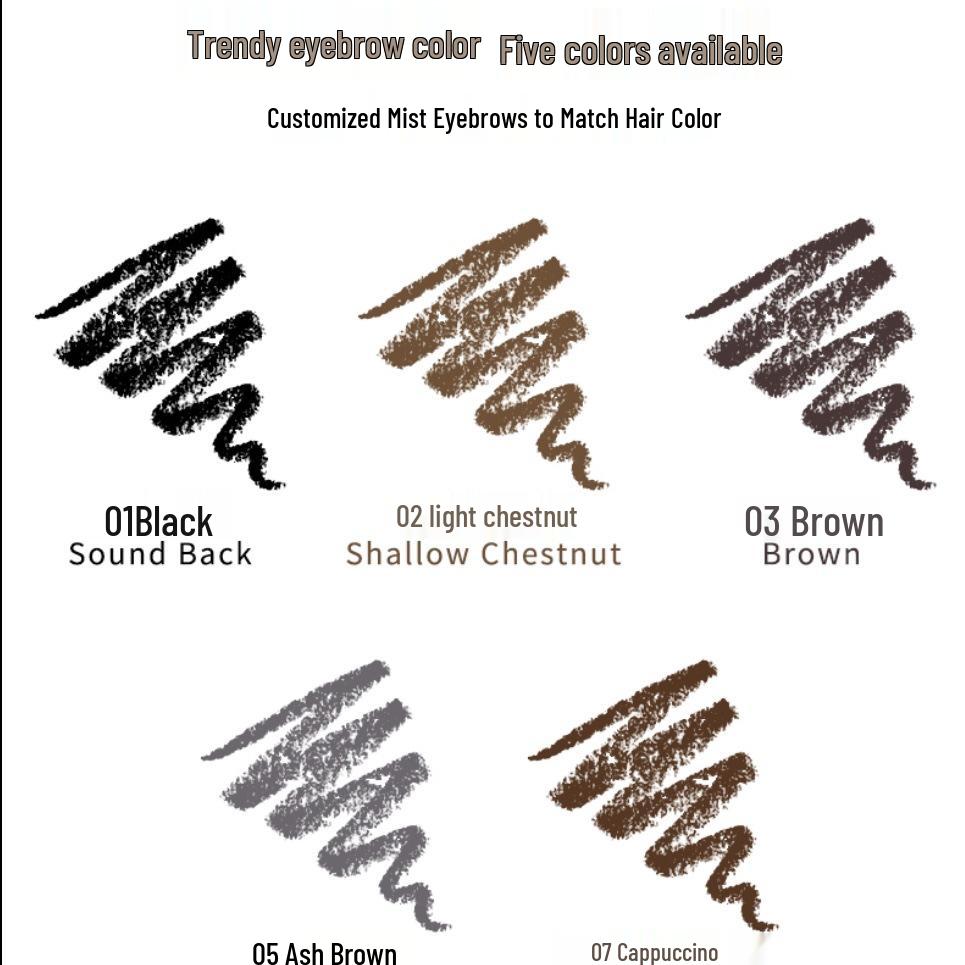 Double-Ended Eyebrow Pencil: Natural Texture, Long-Lasting Color, Angled Blade, Waterproof.