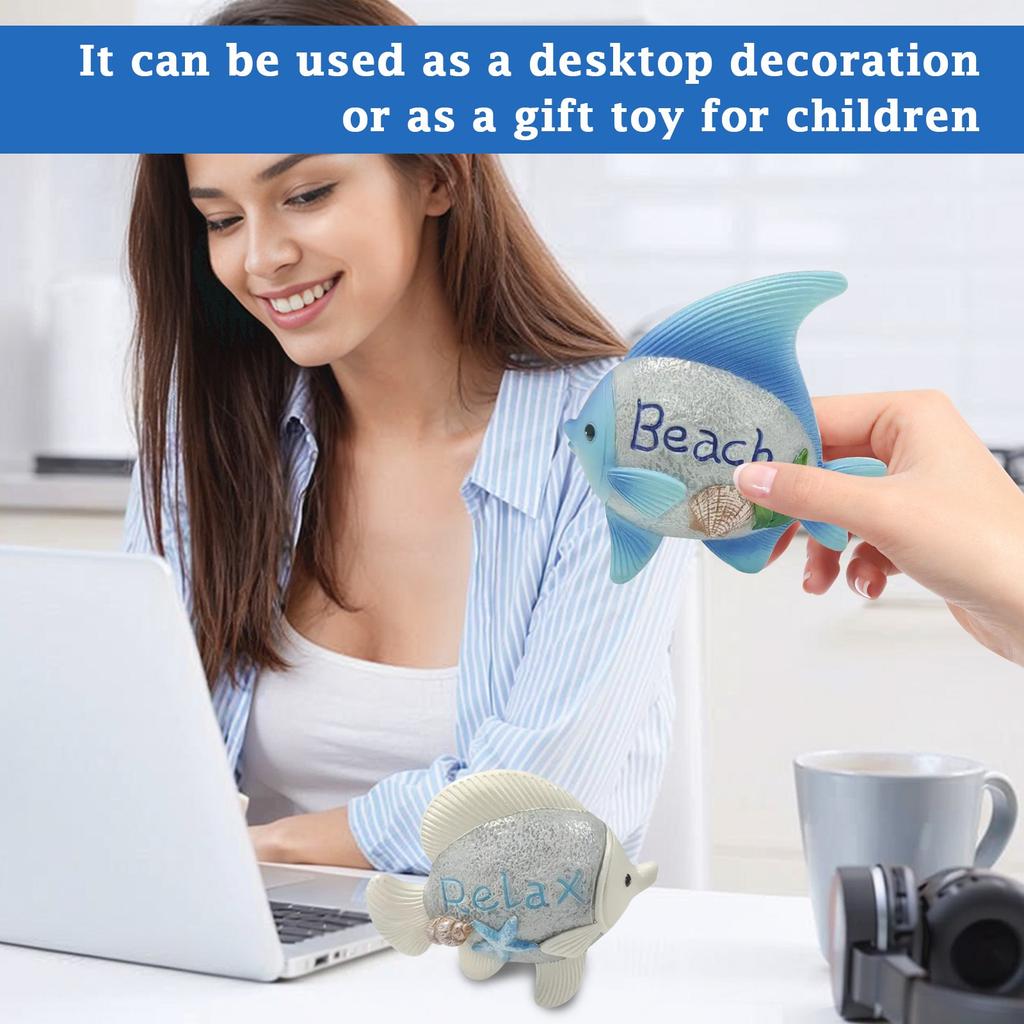 Creative Ocean Ornamental Fish Ornaments Home Decoration Beach Relaxation Seaside Porch Cabinet Home Decoration