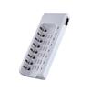 8 Slot Independent Charging for NiMH NiCD Batteries, AA AAAs Battery for Additional USB Charging