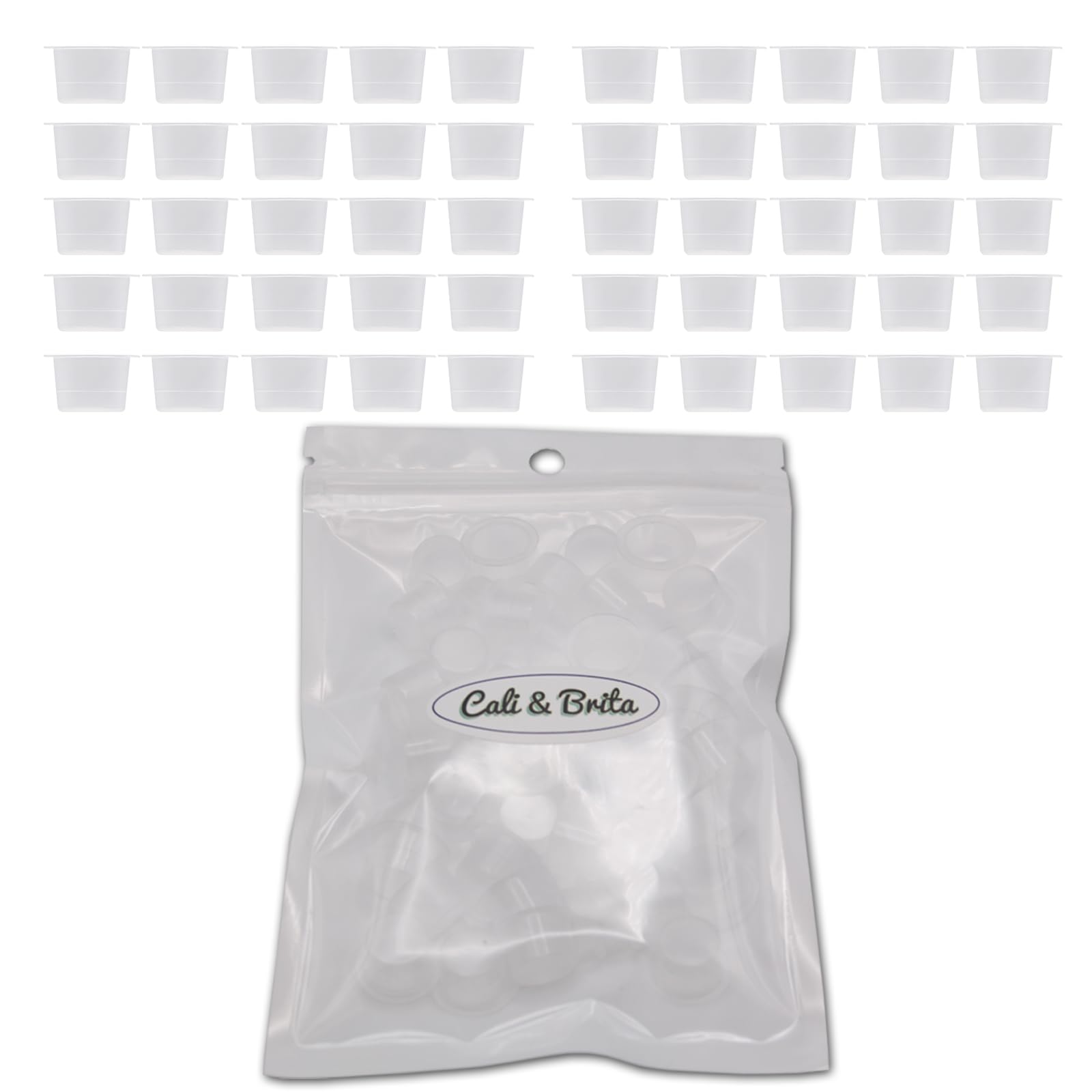 

Small Paint Tray Set for Ideal for Plastic and Watercolors 50 Cali&Brita Kit 46-Piece Hobbies, Models, Gunpla, Paintings, (1ml, Trays, Large)